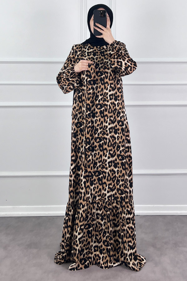 Leo Pamuk Viskon Elbise