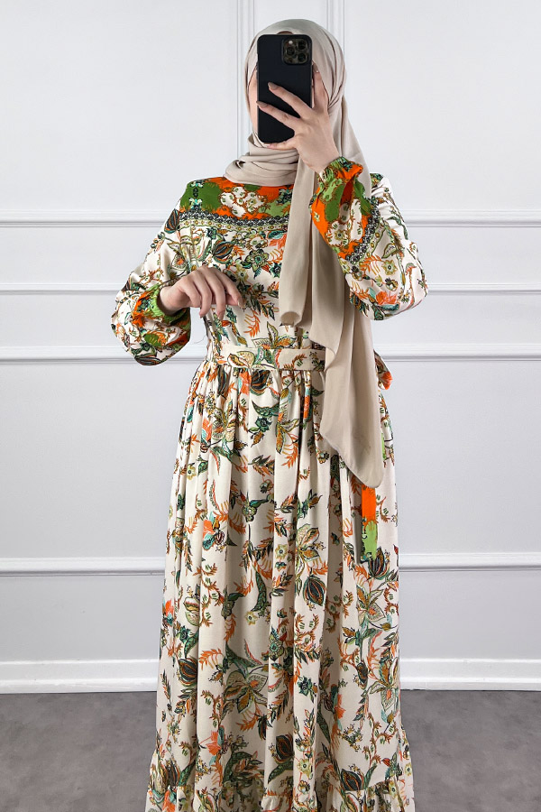 Lotus Elbise - Yeşil