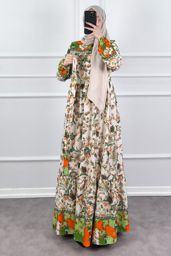 Lotus Elbise - Yeşil