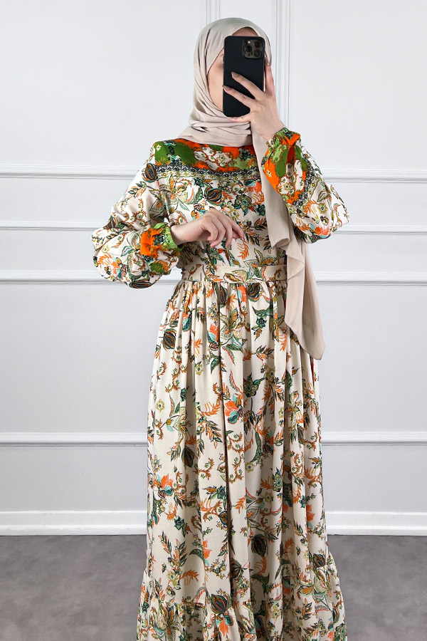 Lotus Elbise - Yeşil