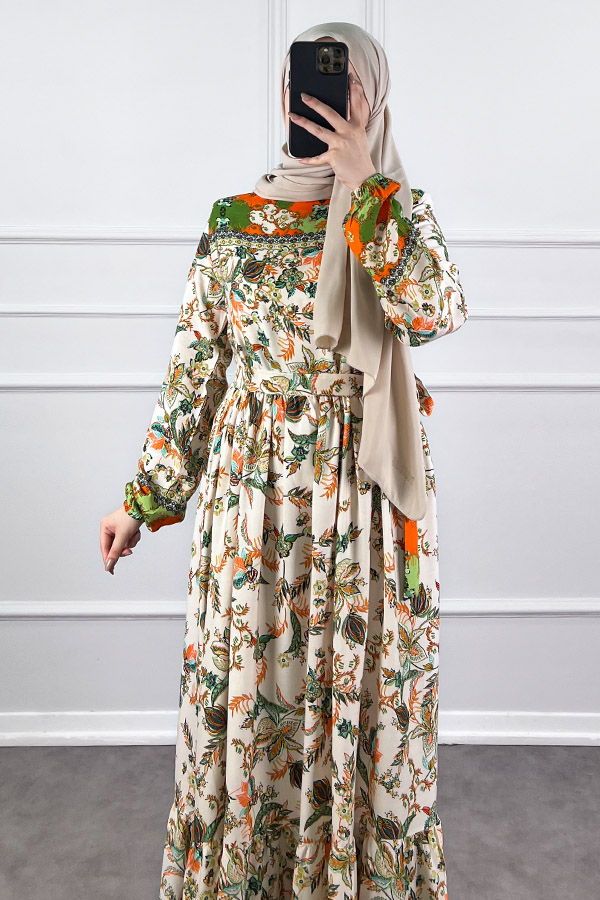 Lotus Elbise - Yeşil