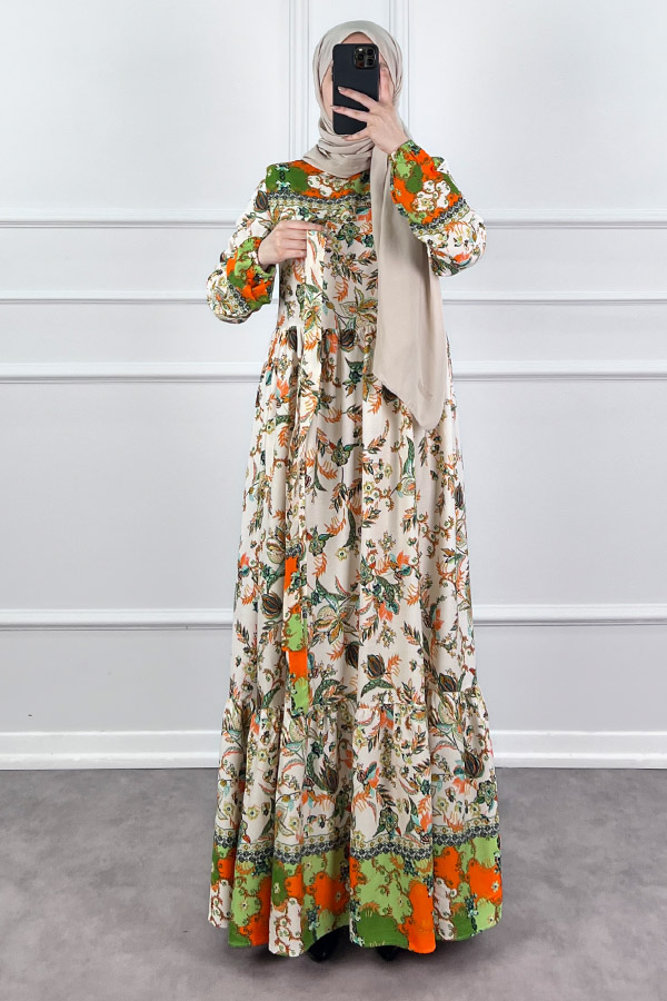 Lotus Elbise - Yeşil