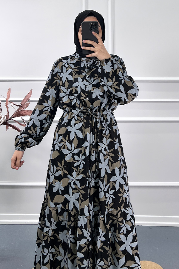 Manolya Elbise - Siyah Manolya Elbise - Siyah