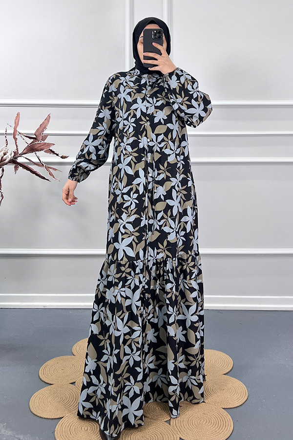 Manolya Elbise - Siyah Manolya Elbise - Siyah