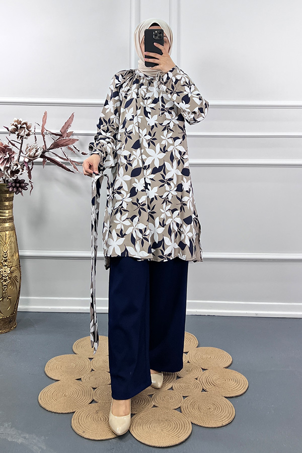 Manolya İkili Takım - Mavi Manolya İkili Takım - Mavi