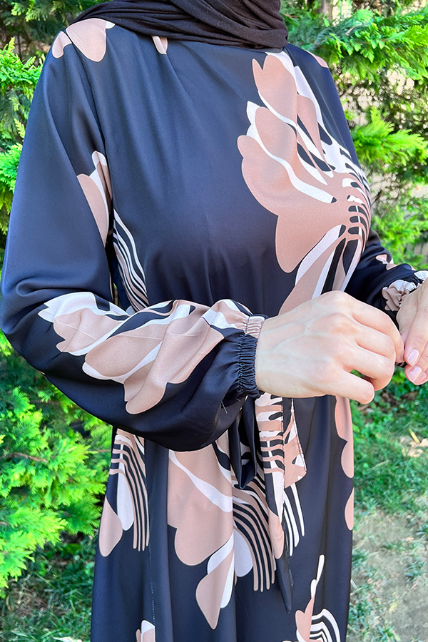 Menekşe Elbise - Siyah