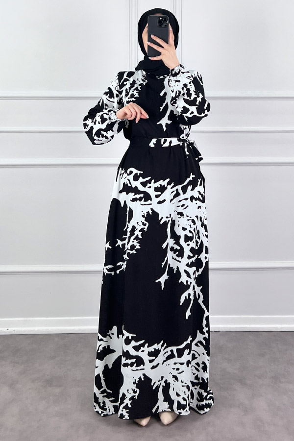 Mercan Elbise - Siyah