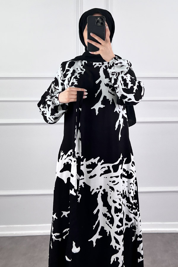 Mercan Elbise - Siyah