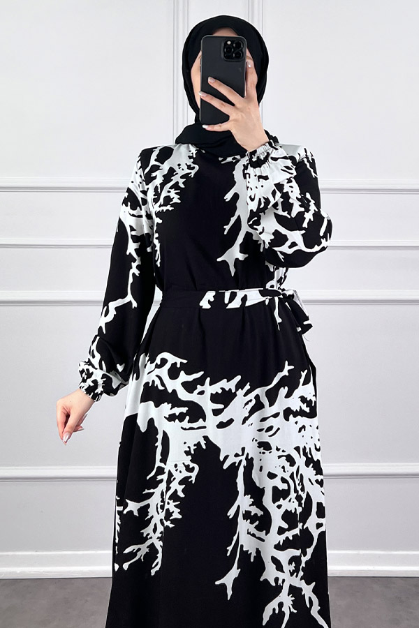 Mercan Elbise - Siyah