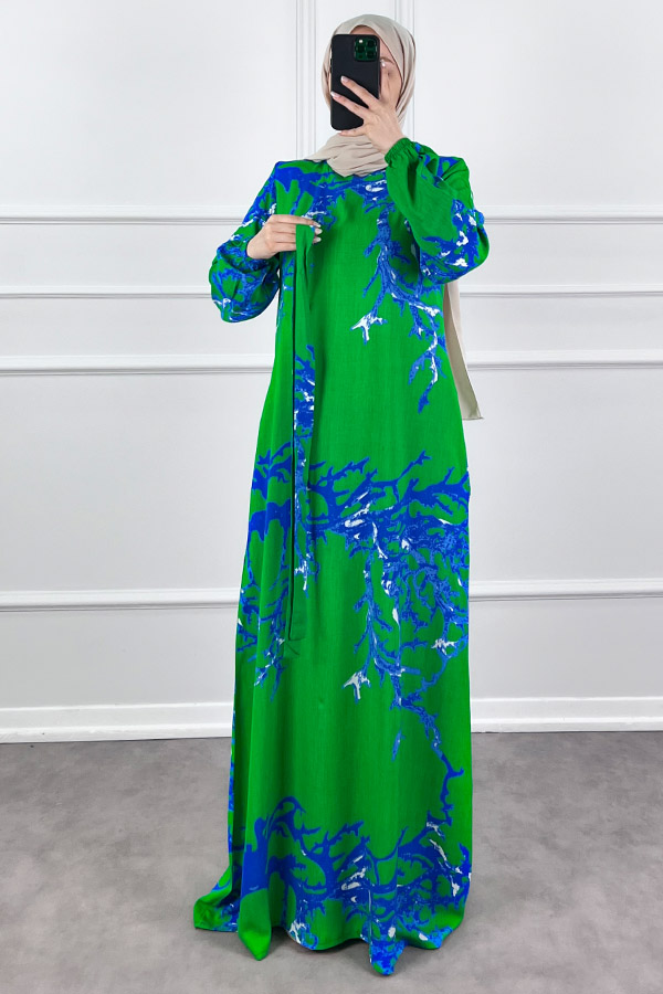 Mercan Elbise - Yeşil