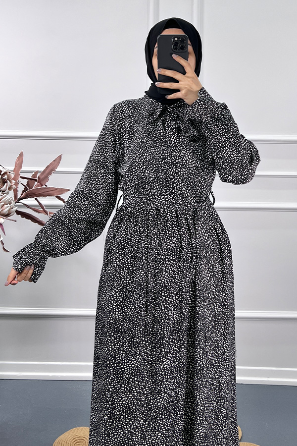 Nokta Elbise - Beyaz