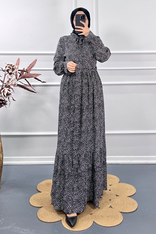 Nokta Elbise - Beyaz