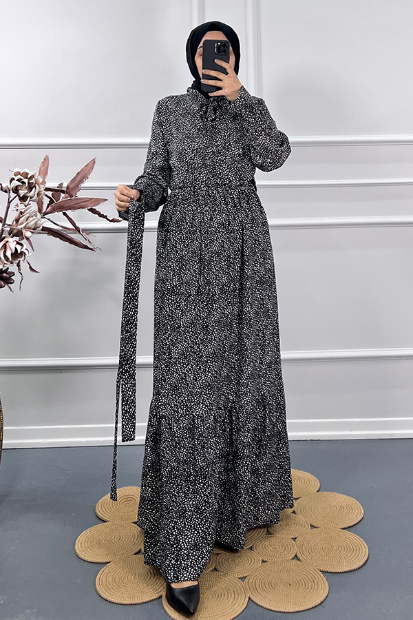 Nokta Elbise - Beyaz