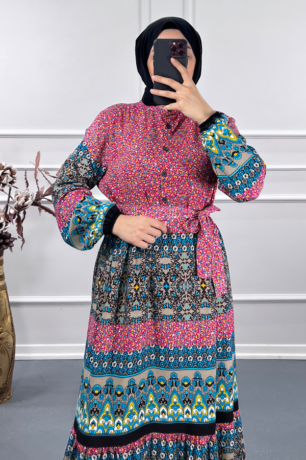 Otantik Elbise - Pembe