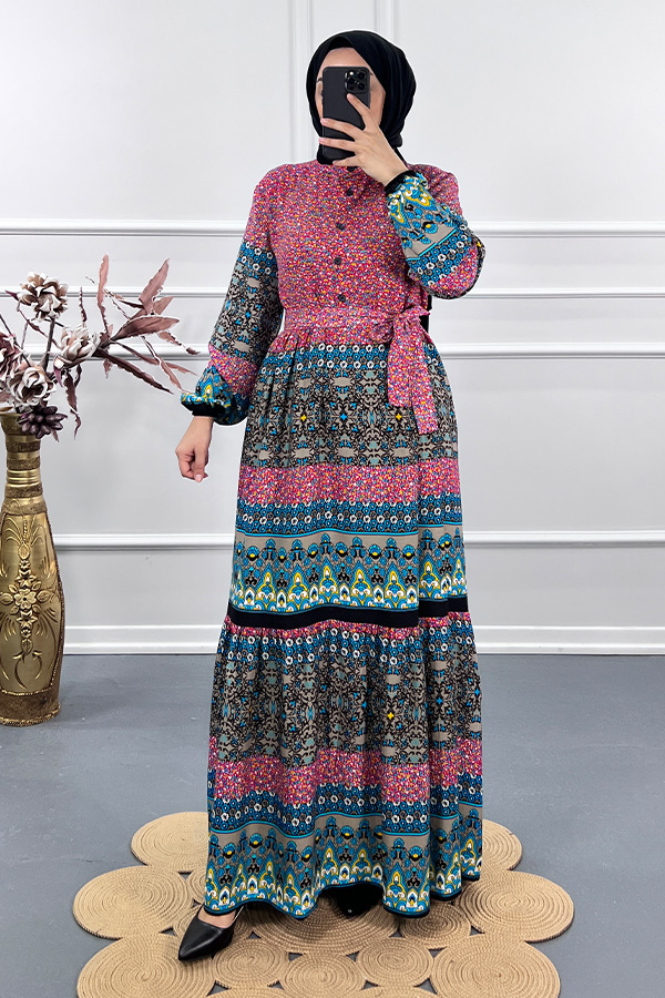 Otantik Elbise - Pembe