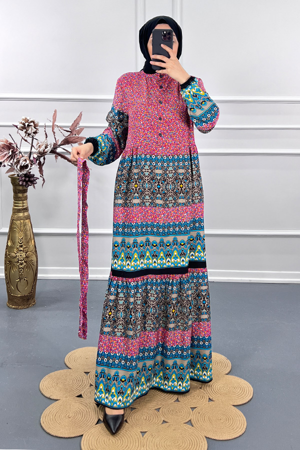 Otantik Elbise - Pembe