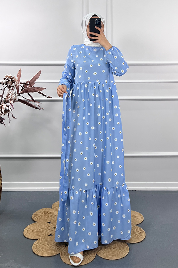 Papatya Elbise - Mavi