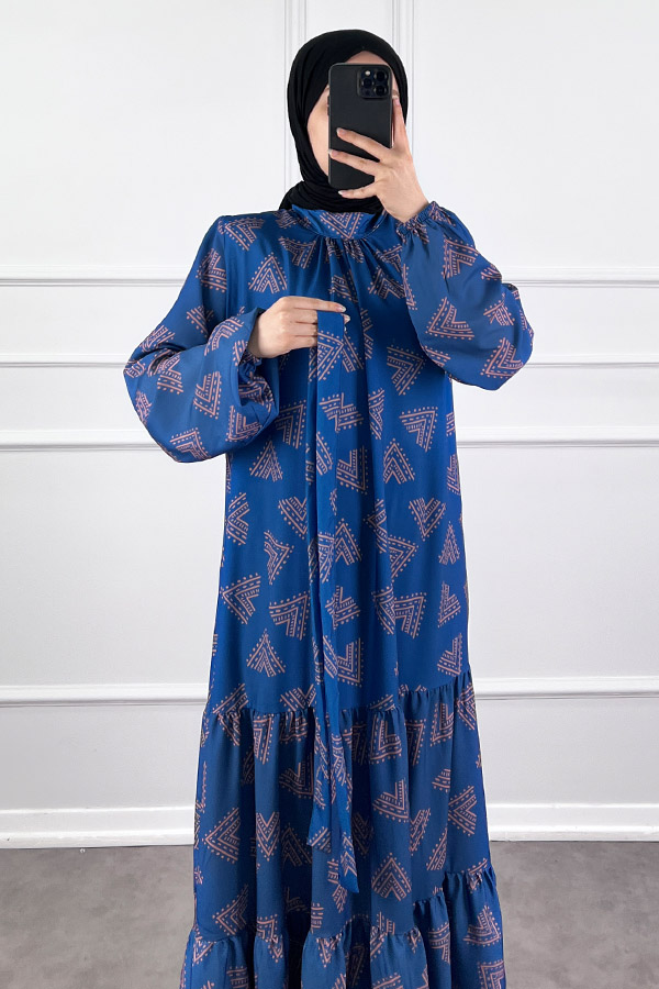 Piramit Elbise - Mavi