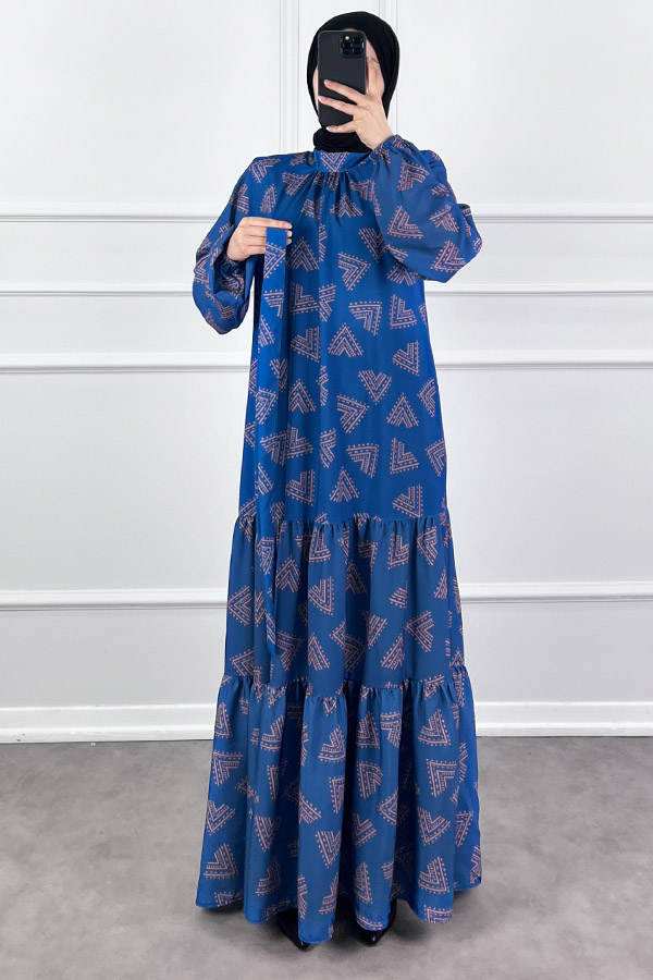 Piramit Elbise - Mavi