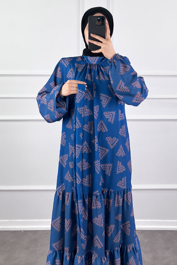Piramit Elbise - Mavi