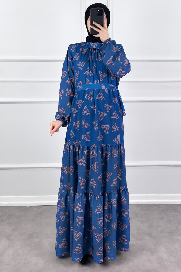 Piramit Elbise - Mavi