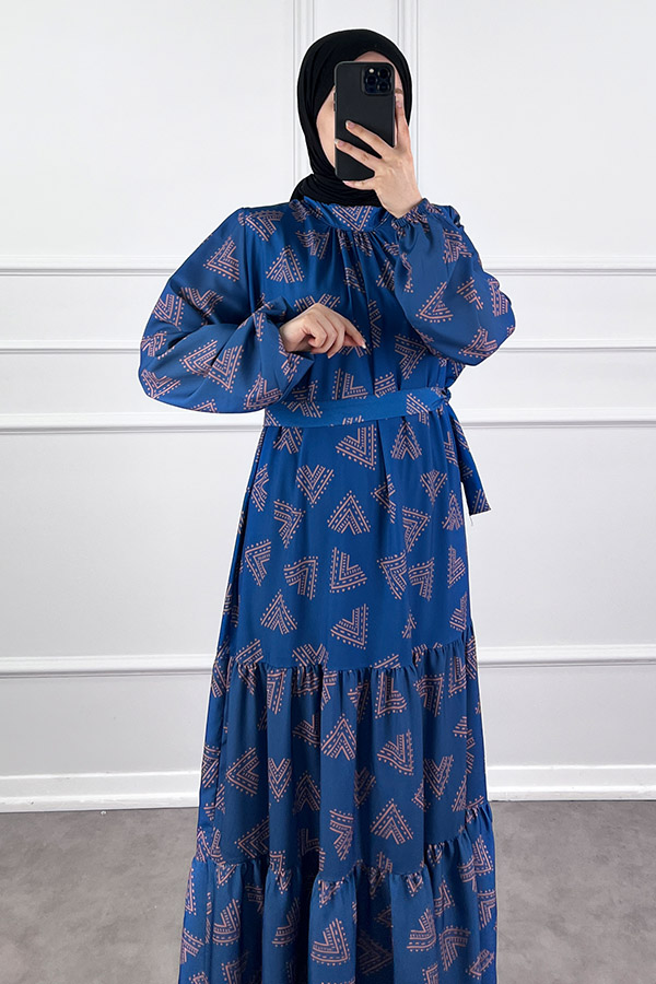 Piramit Elbise - Mavi