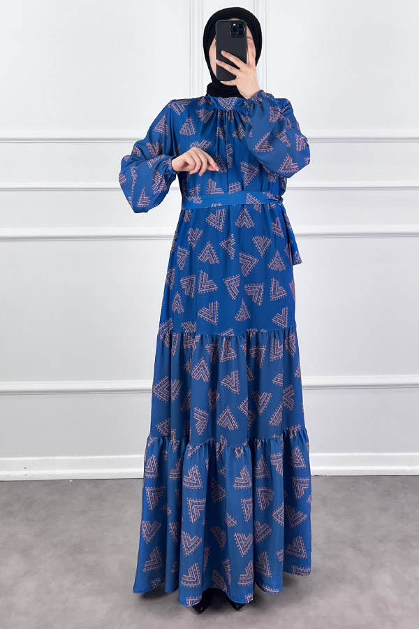 Piramit Elbise - Mavi