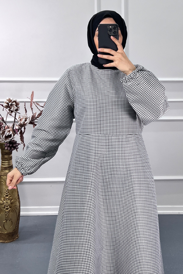 Pötikare Elbise - Siyah