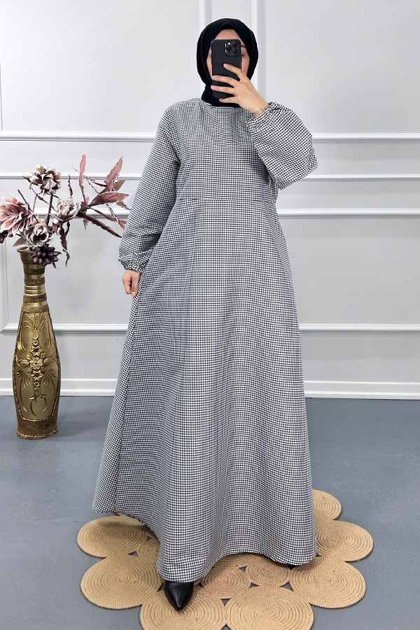 Pötikare Elbise - Siyah