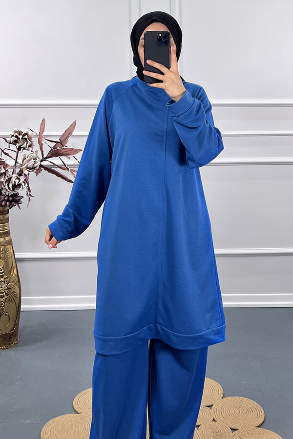 Salaş İki İplik Takım - Mavi