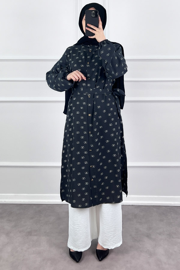 Vip Tesettür Takım - Lacivert