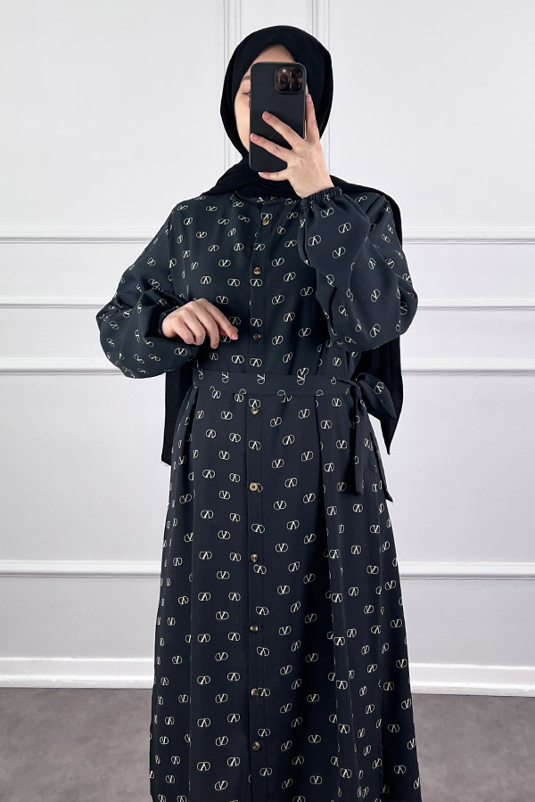 Vip Tesettür Takım - Lacivert
