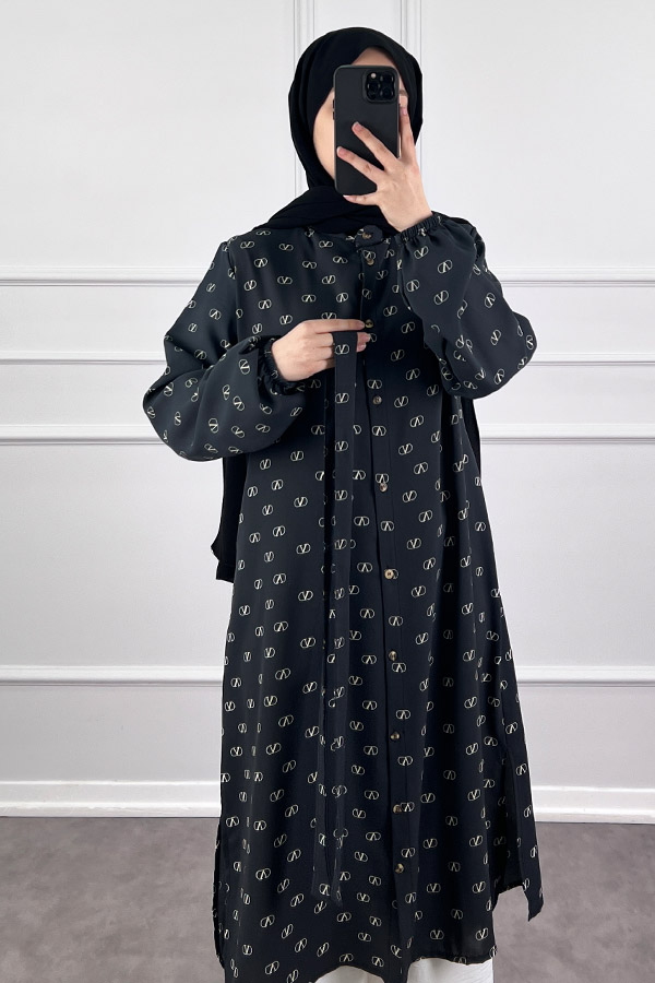 Vip Tesettür Takım - Lacivert