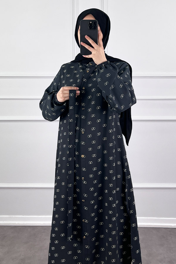 Vip Tesettür Takım - Lacivert