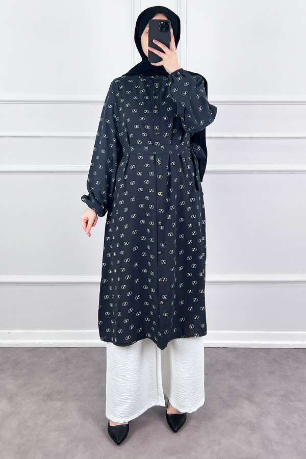 Vip Tesettür Takım - Lacivert