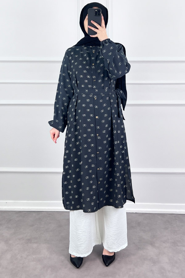 Vip Tesettür Takım - Lacivert