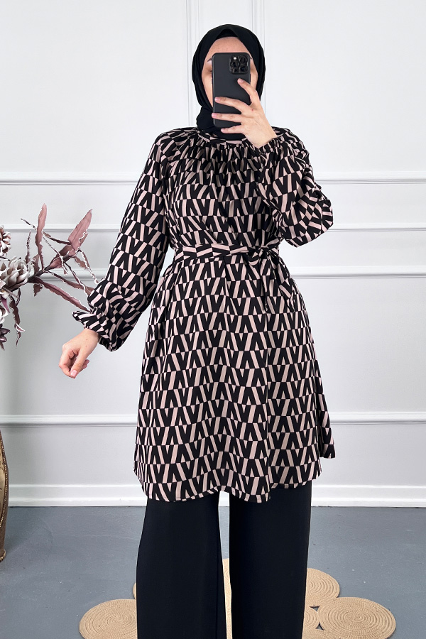 Zigzag İkili Takım - Siyah