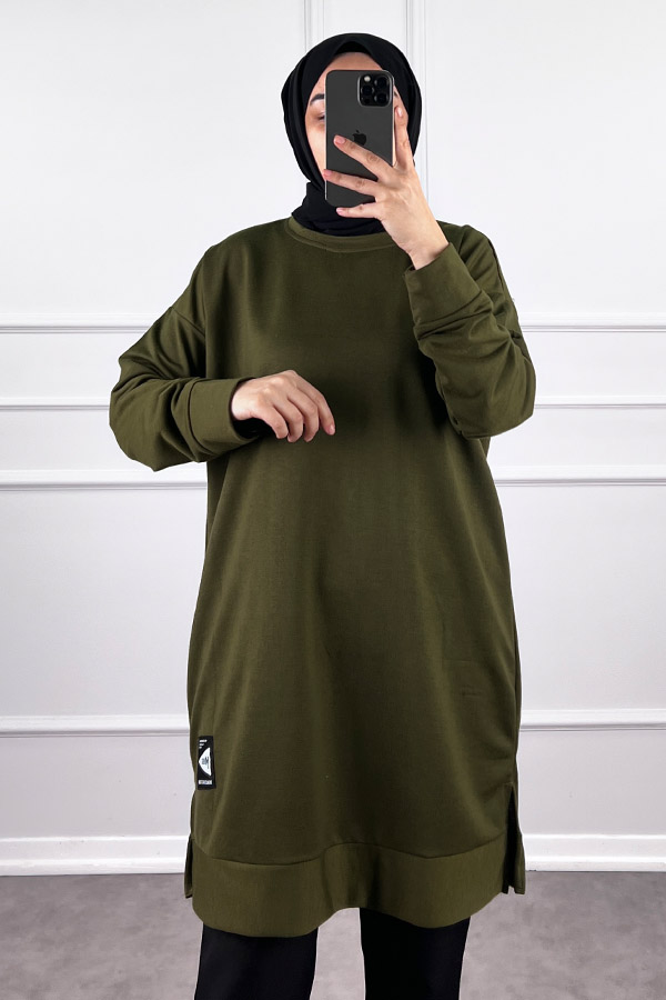 Arma Detaylı Tunik - Haki