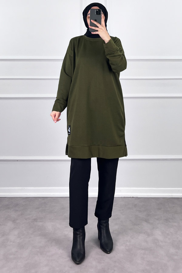 Arma Detaylı Tunik - Haki