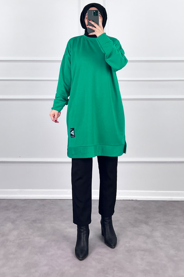 Arma Detaylı Tunik - Yeşil Arma Detaylı Tunik - Yeşil