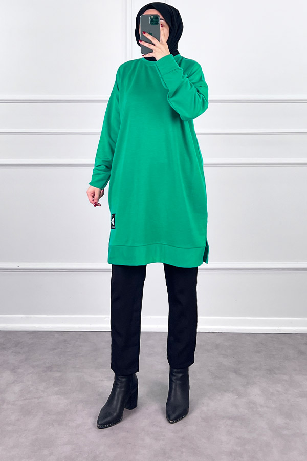 Arma Detaylı Tunik - Yeşil Arma Detaylı Tunik - Yeşil