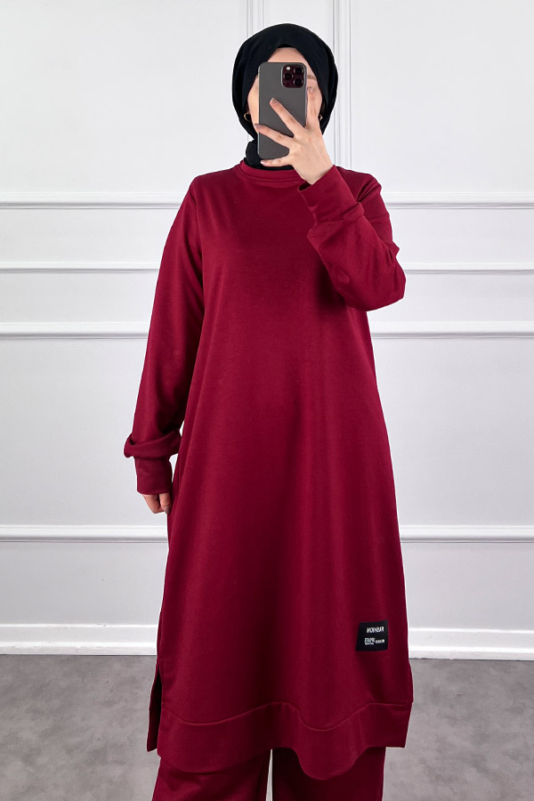 Armalı İkili Takım - Bordo
