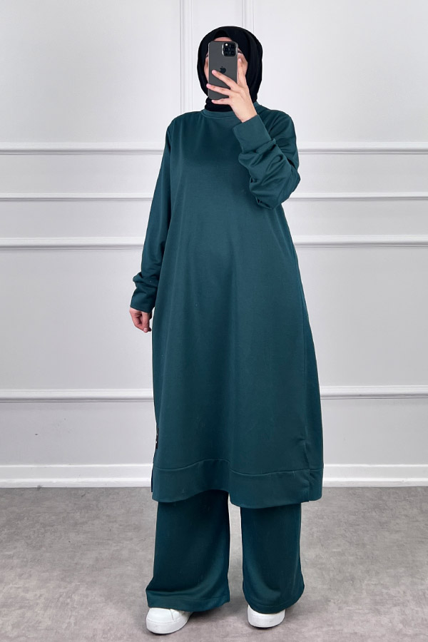 Armalı İkili Takım - Zümrüt Yeşili