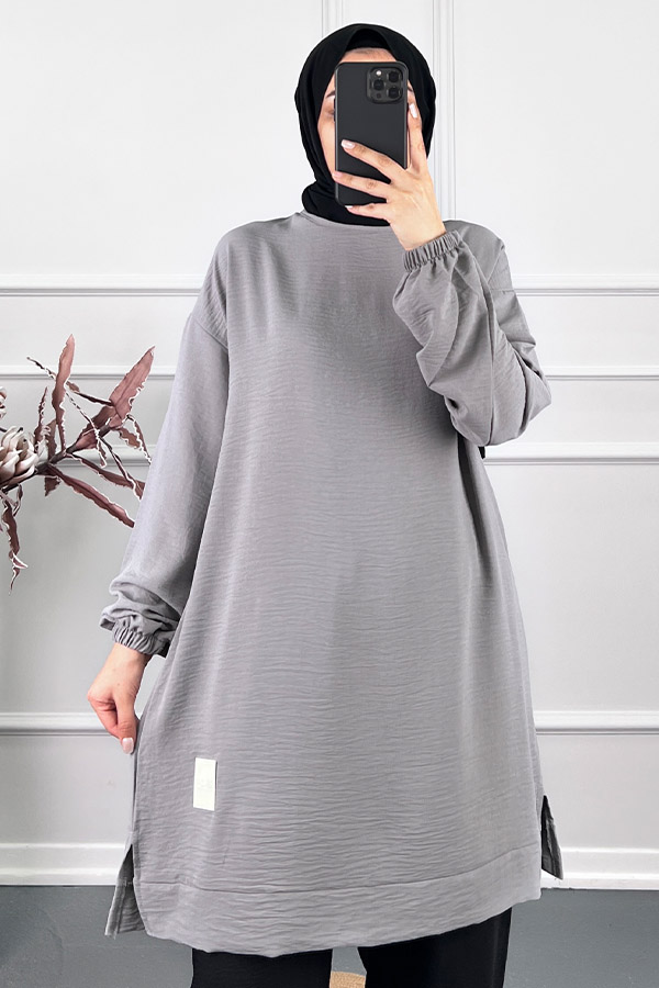 Armalı Tunik - Gri Armalı Tunik - Gri