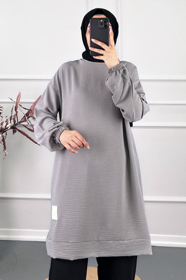 Armalı Tunik - Gri Armalı Tunik - Gri