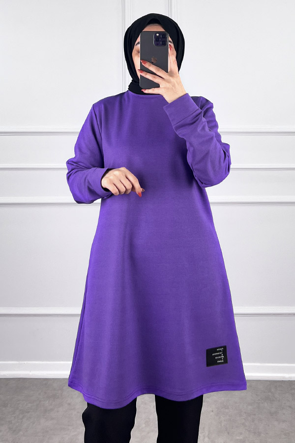 Armalı Tunik - Mor Armalı Tunik - Mor