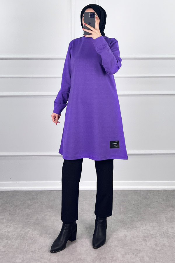 Armalı Tunik - Mor Armalı Tunik - Mor