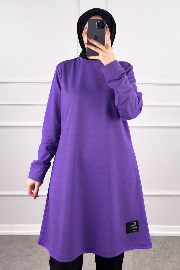 Armalı Tunik - Mor Armalı Tunik - Mor