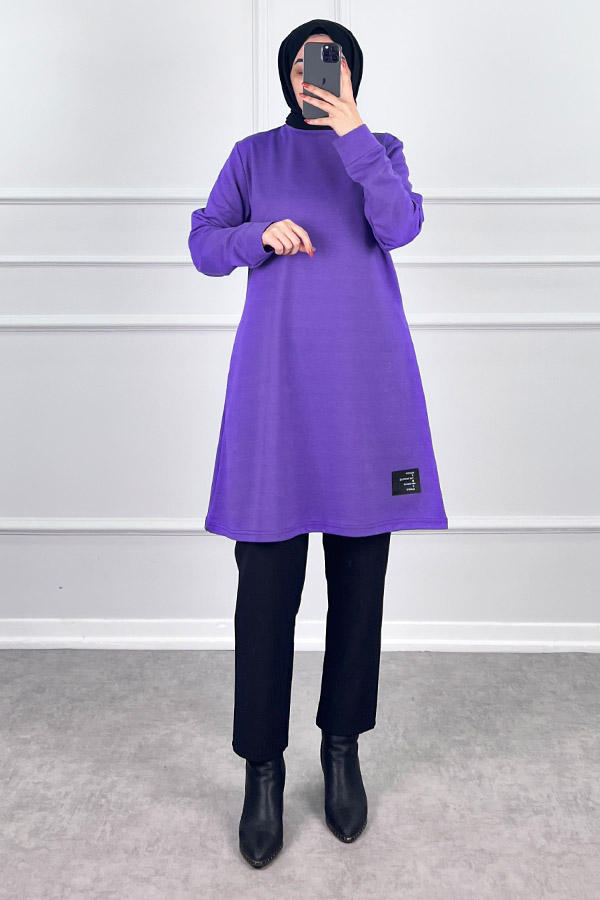Armalı Tunik - Mor Armalı Tunik - Mor