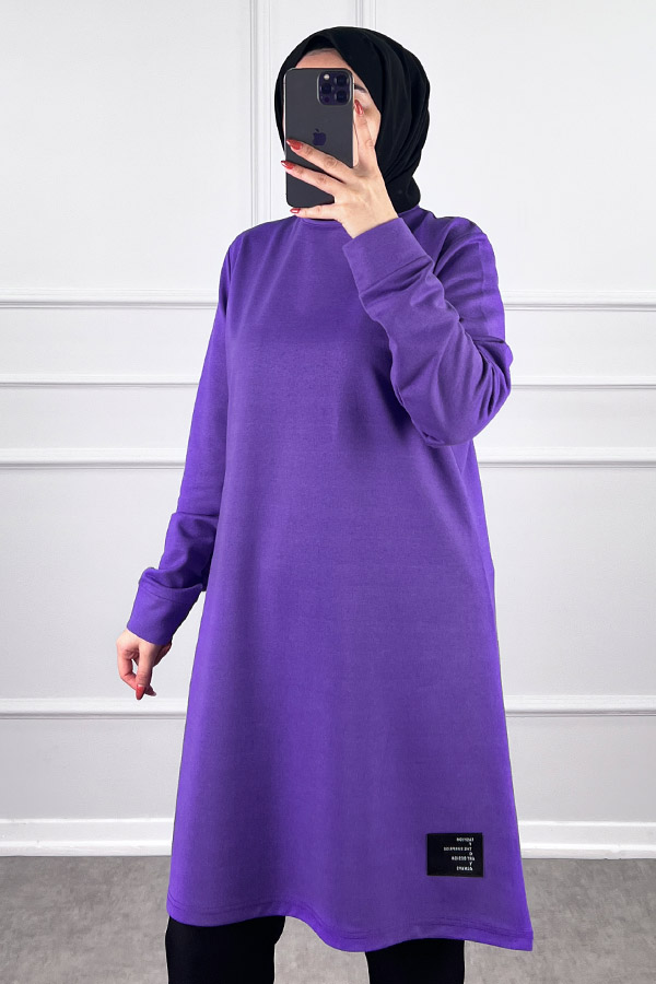 Armalı Tunik - Mor Armalı Tunik - Mor